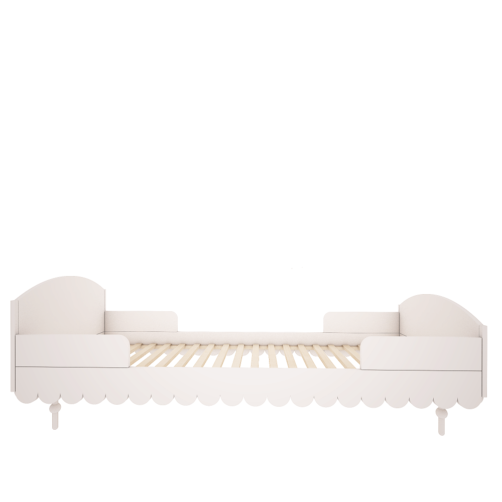 Bed Babushka 90x200 cm White
