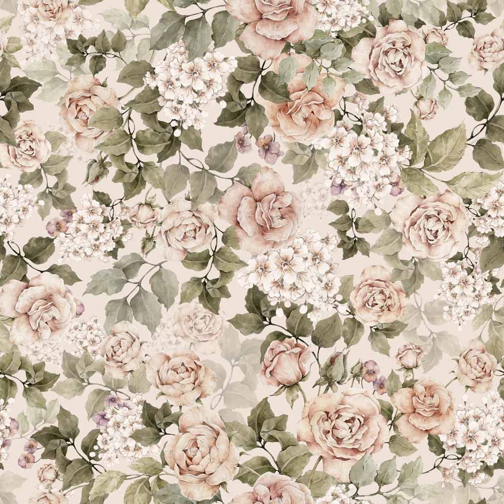 'Roses in Summer' ' Behang