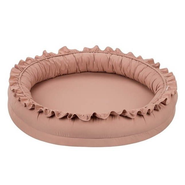 Cotton & Sweets Small Junior nest - Basic with ruffles- White