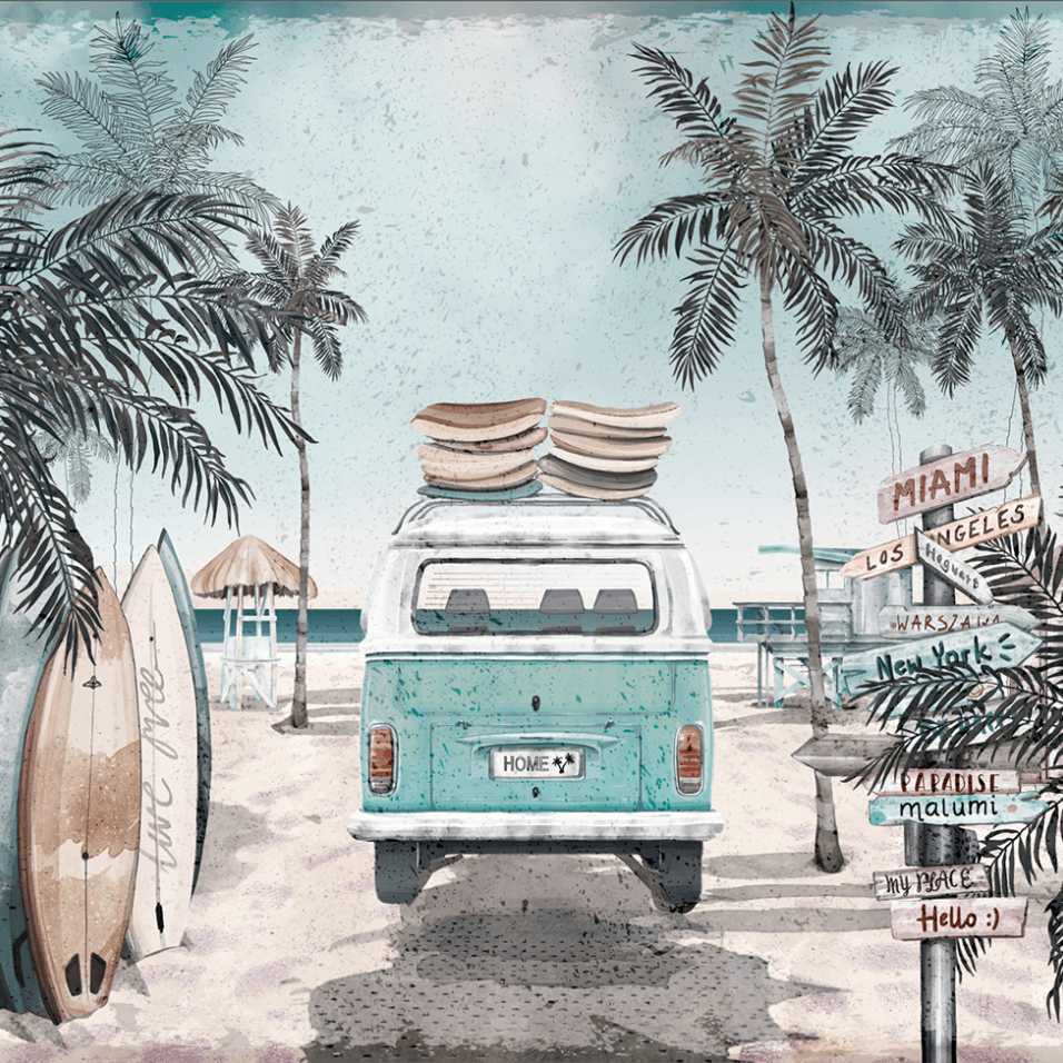 Summer Vibes- Behang