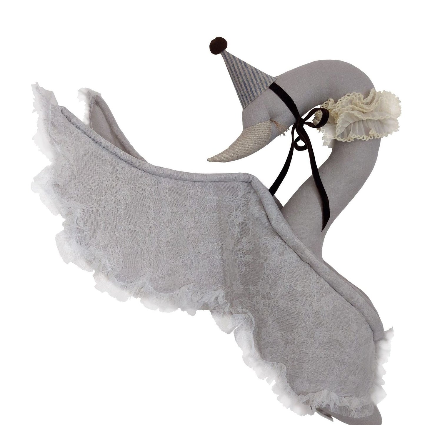 Cygne - Pigeon - avec chapeau