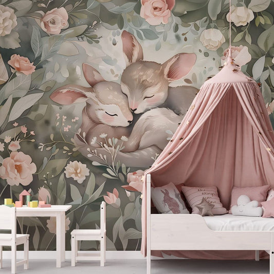 Blossom animals-Behang