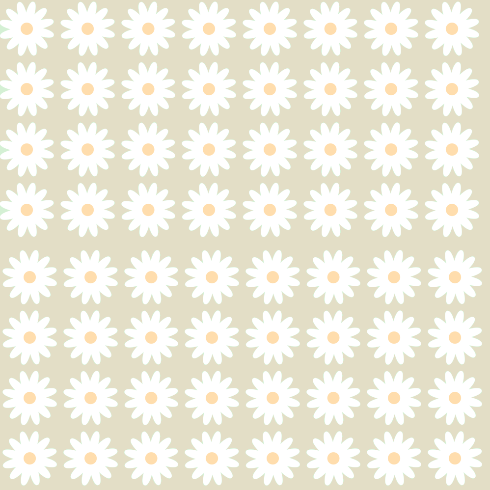 Wall sticker set 'White flowers'