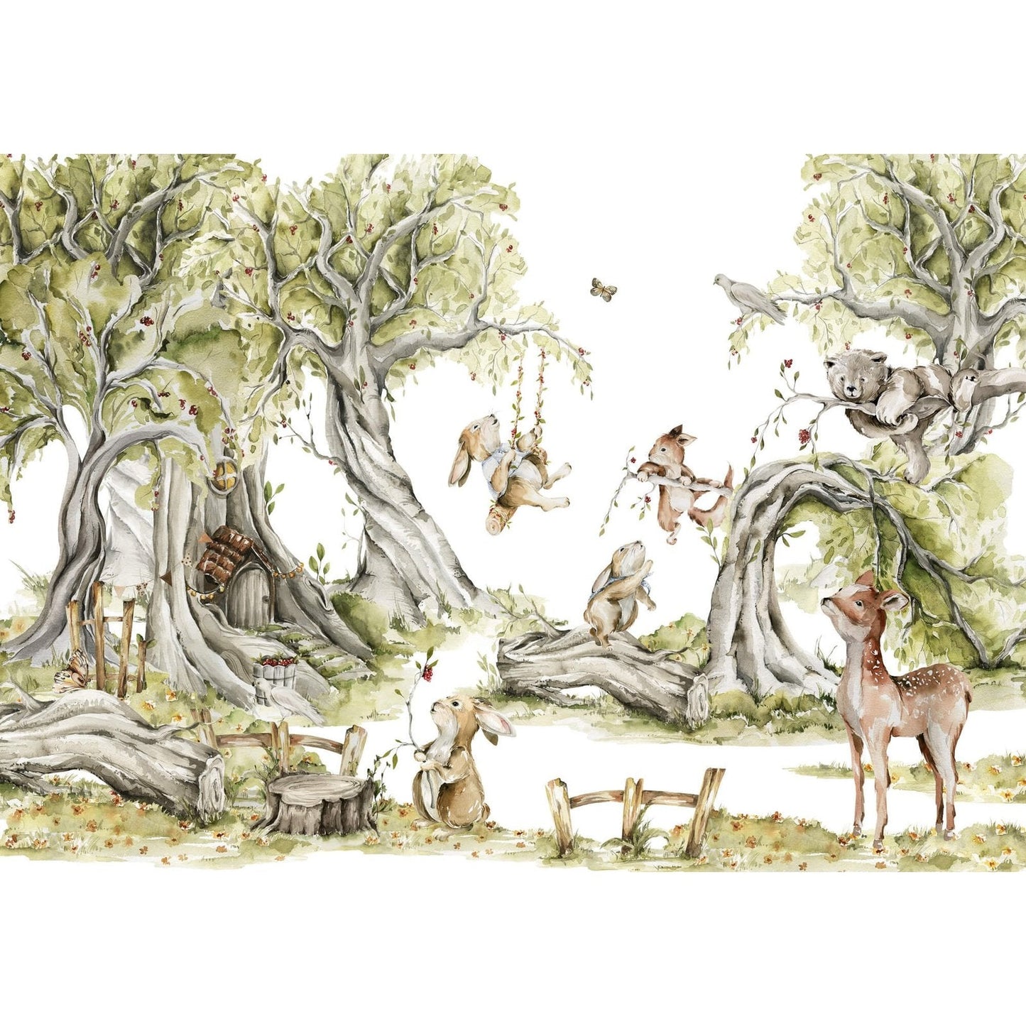 Plaisir en forêt - Fond d'écran