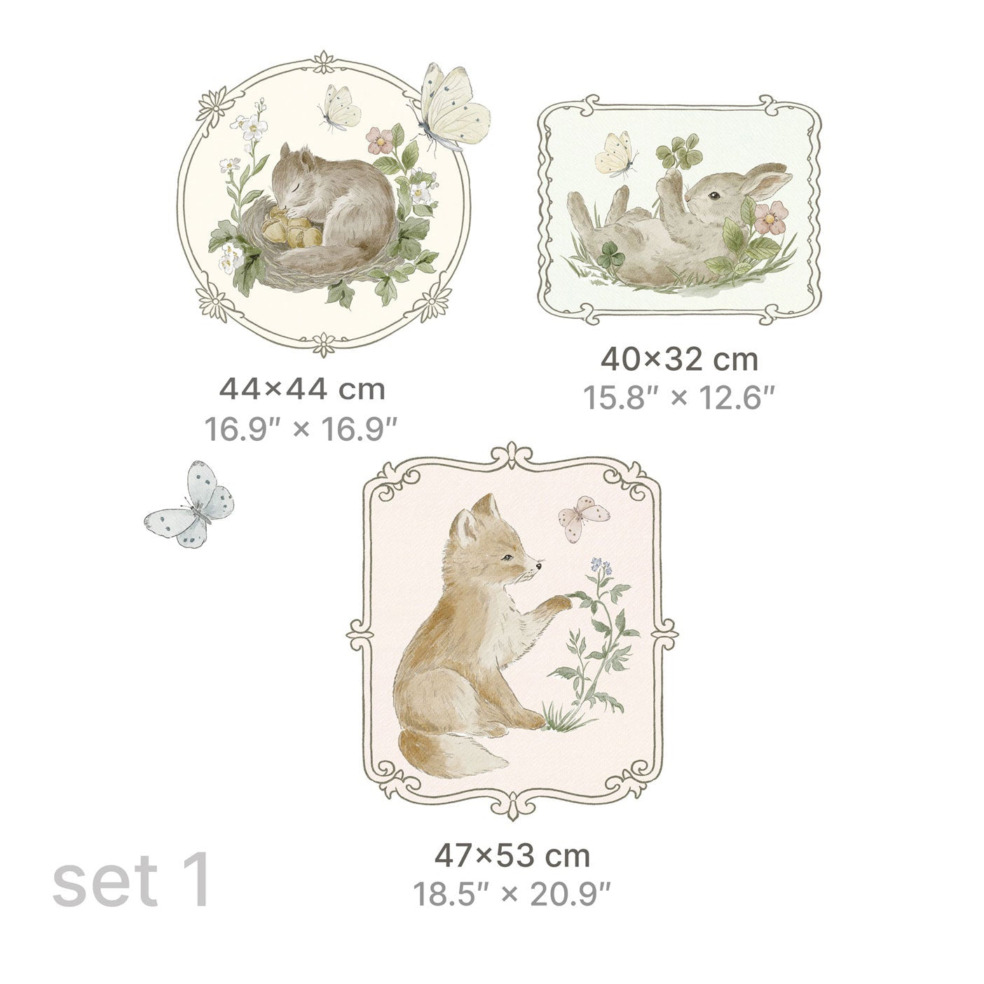 Vintage portraits II Wandsticker