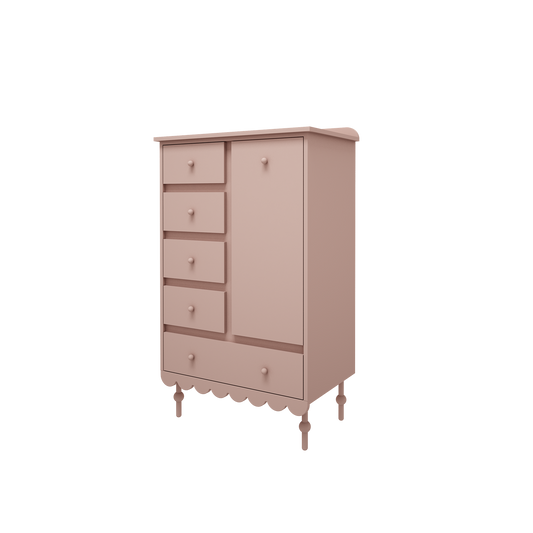 Chest of drawers 'Babushka' - Pink