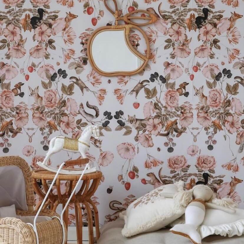 Dierenbehang kinderkamer