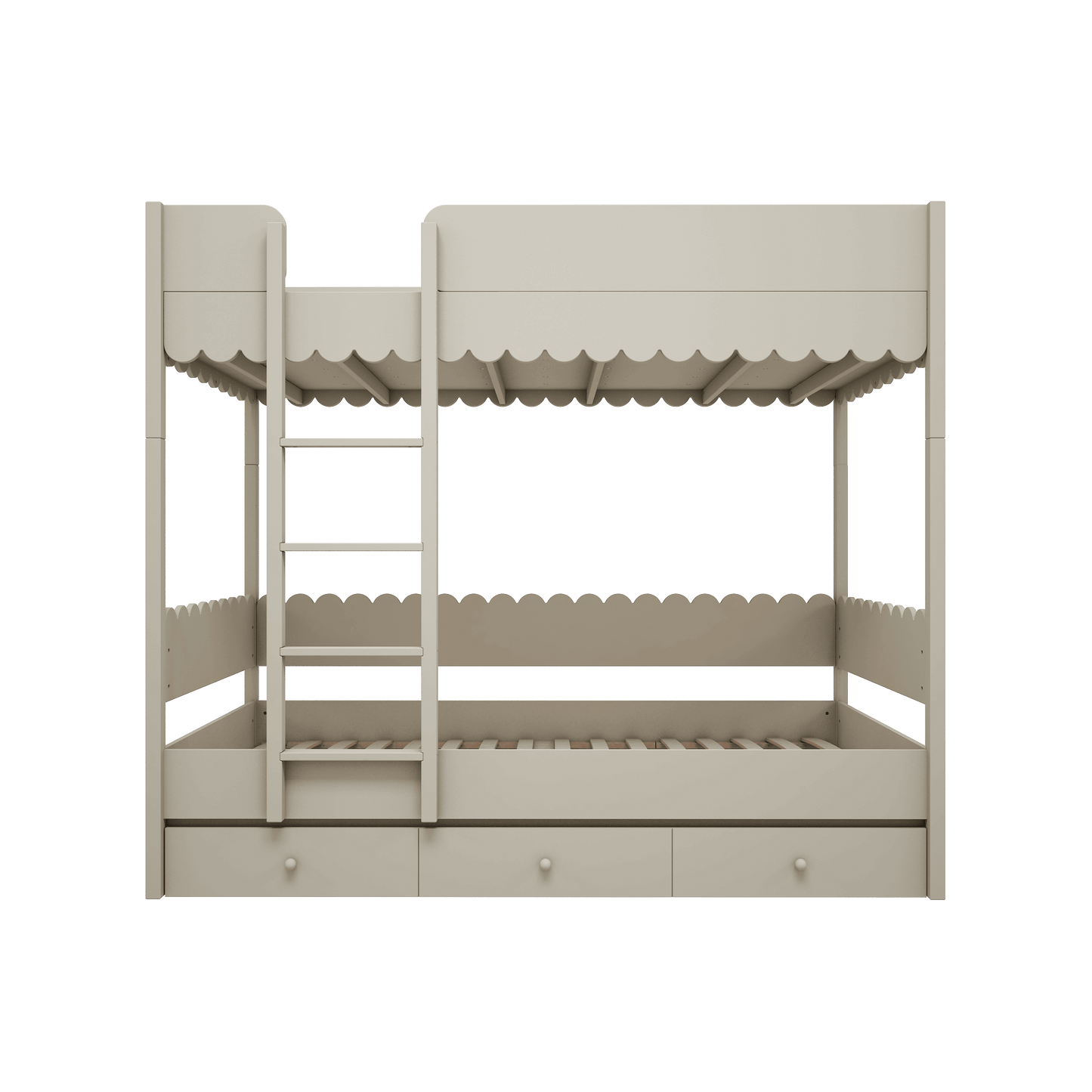 BABUSHKA – Stapelbed met lade in olive