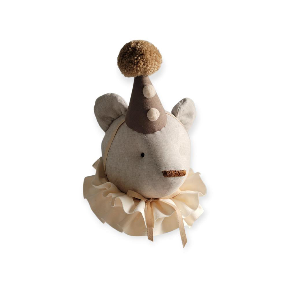 Beer naturel- Bruin hoedje