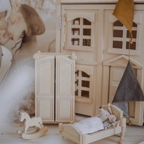 Houten bed ' Single'