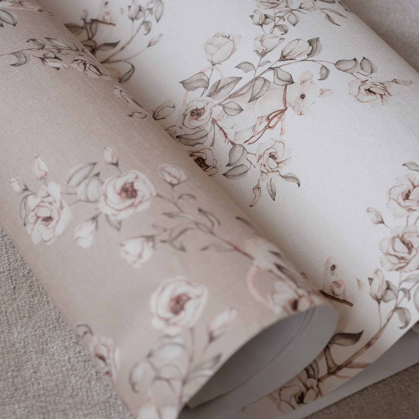 Floral Mice' Cream