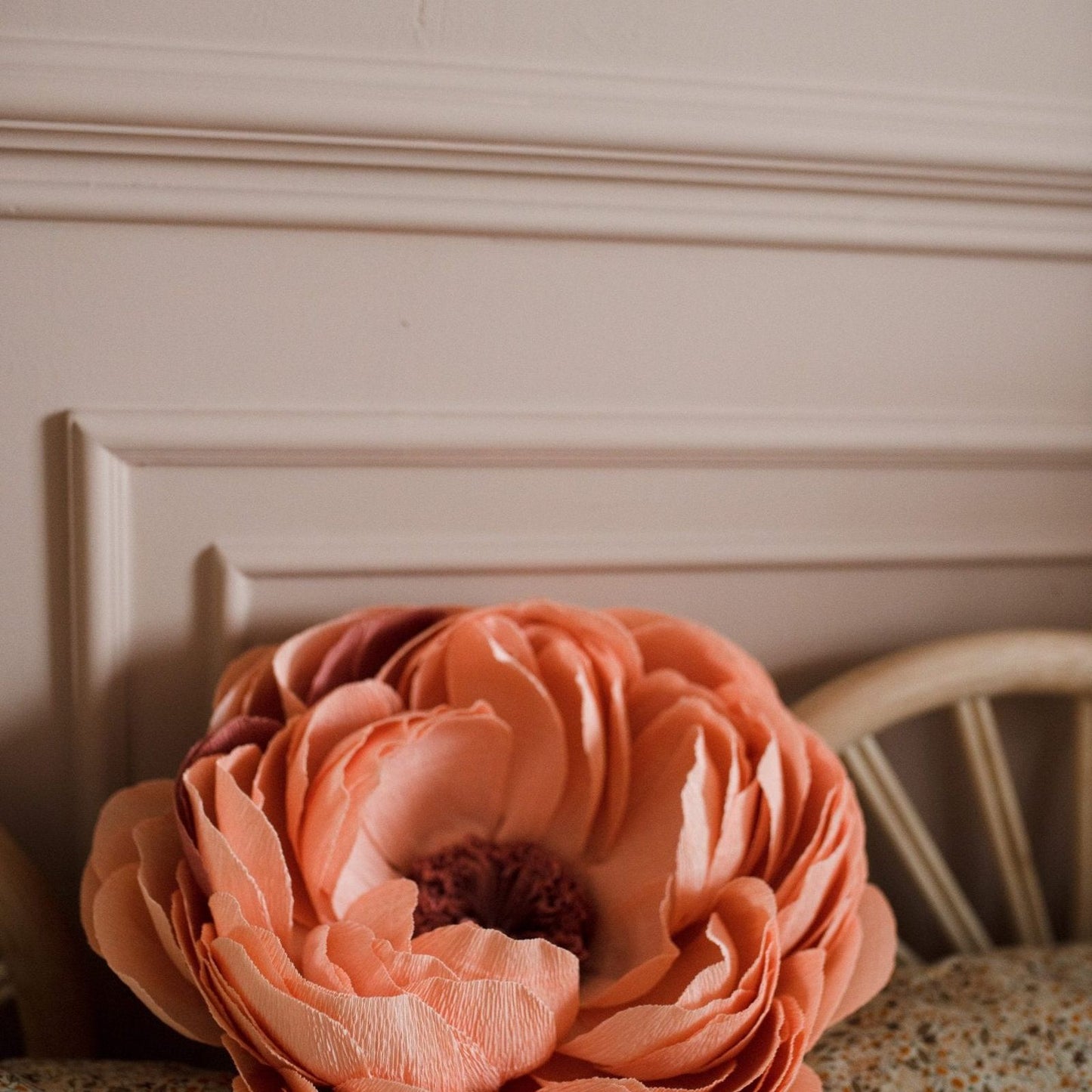 " Dreams do come true" Wandbloem Small 'Cappuccino Halzelnut'