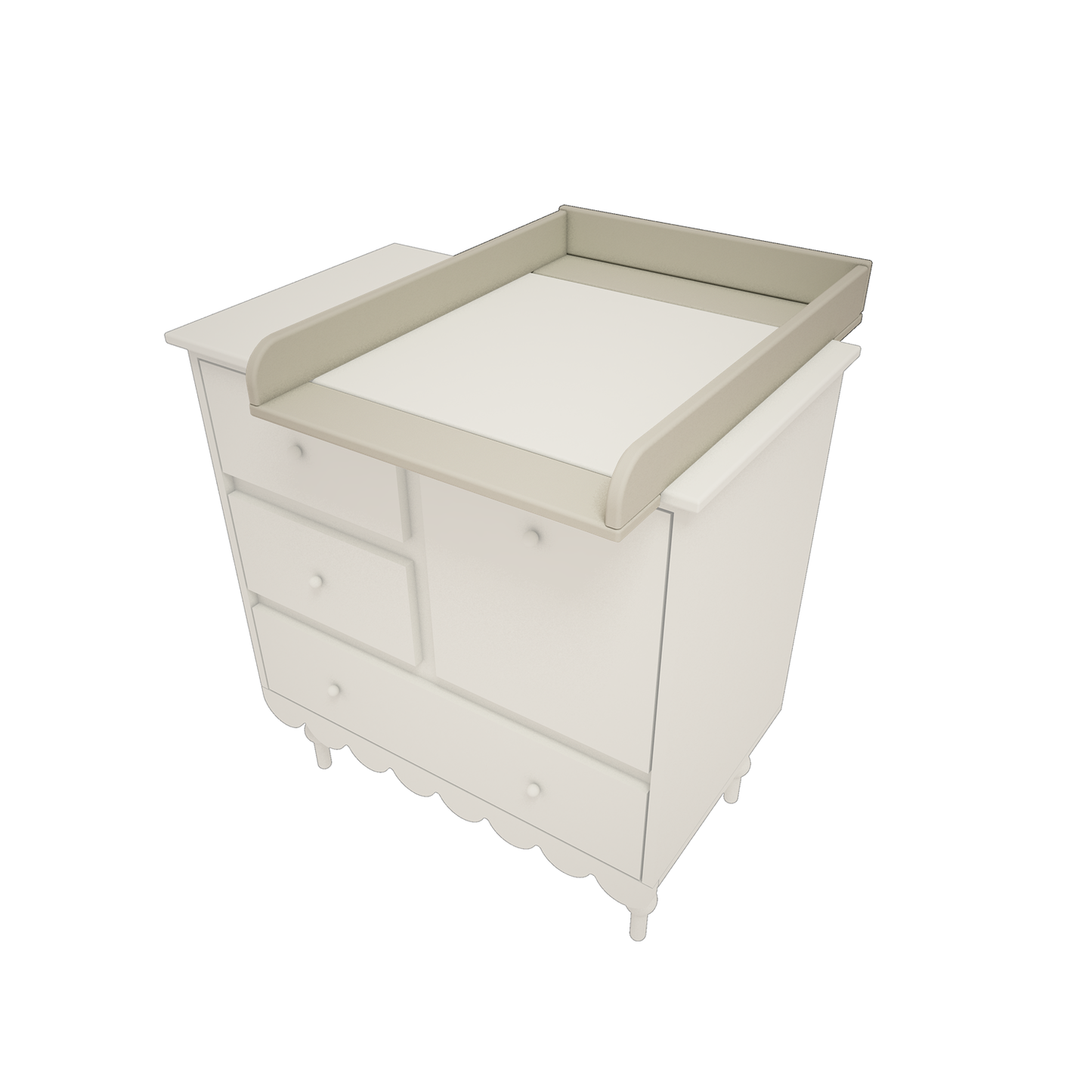 (Commode) armoire 'Babushka'Olive