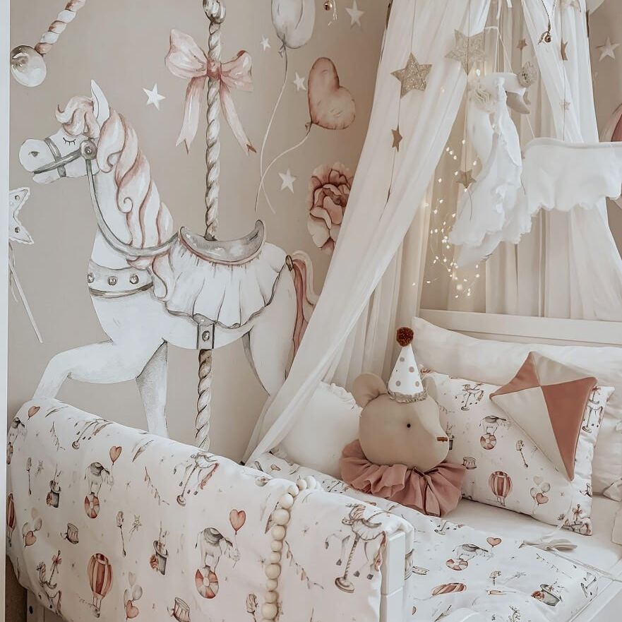 Pink Circus beddingset