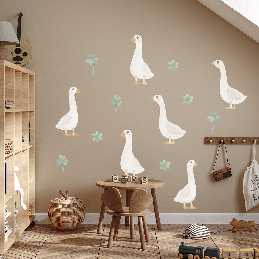 Sticker mural Goose Boho