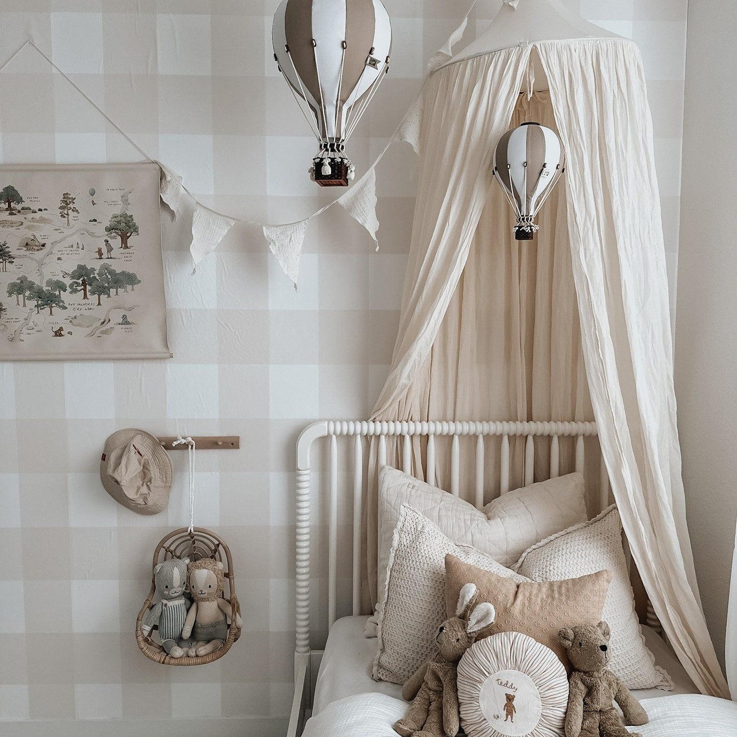 Lucht ballon- White&Gold