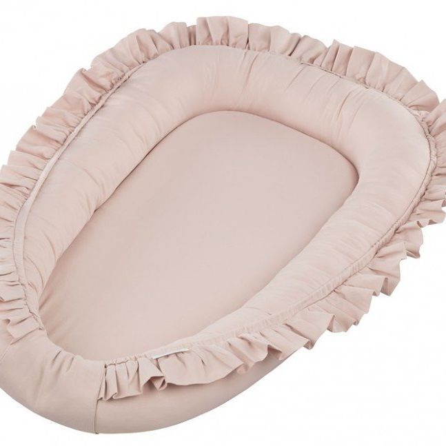 Cotton & Sweets babynestje Simply Glamour with ruffle Powder Pink