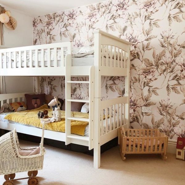 Peonies beige  ' Behang