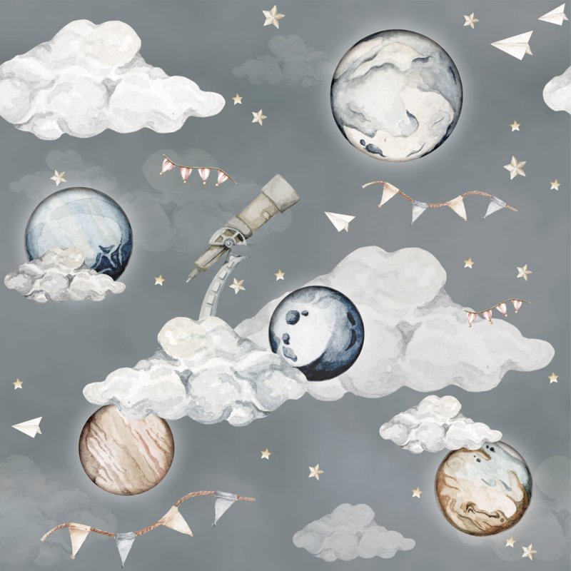 Magic Planets ' Behang