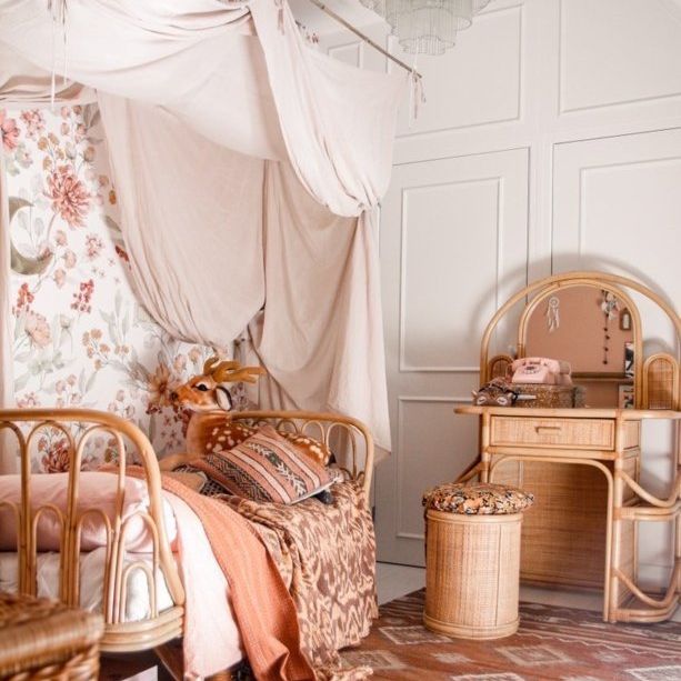 Autumn Meadow White ' Behang