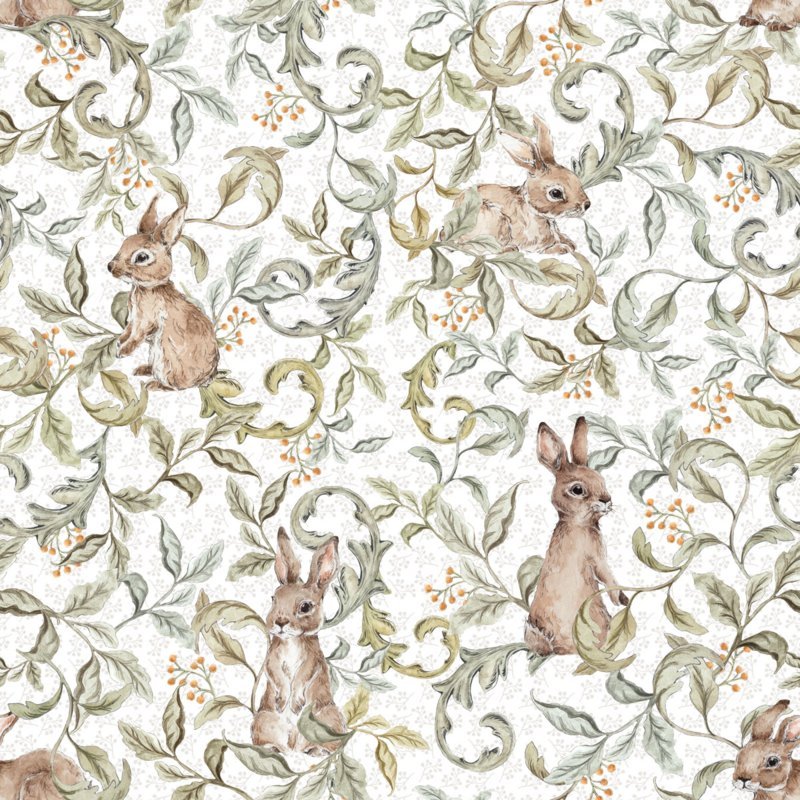 Rabbits Groove Light ' Behang