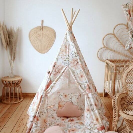 Tipi Tent 'Flower Power'