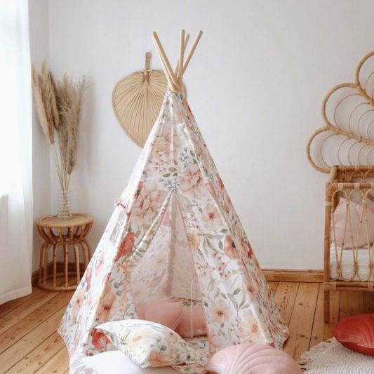 Tipi Tent 'Flower Power'