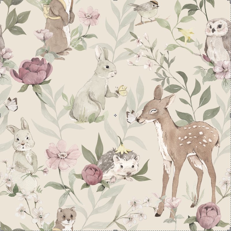 Woodland -Beige-Behang