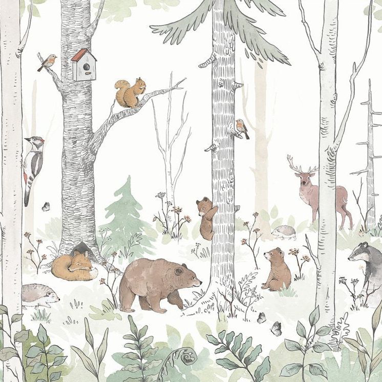 Forest -Natural Behang