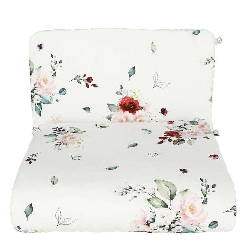 Vintage Roses- quilt met kussen -75 x 100cm, 30 x 40cm