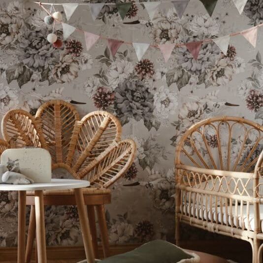 "Dreamy Tones & Pompoms " Garland