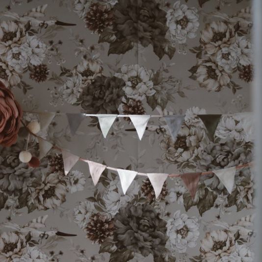 "Dreamy Tones & Pompoms " Garland