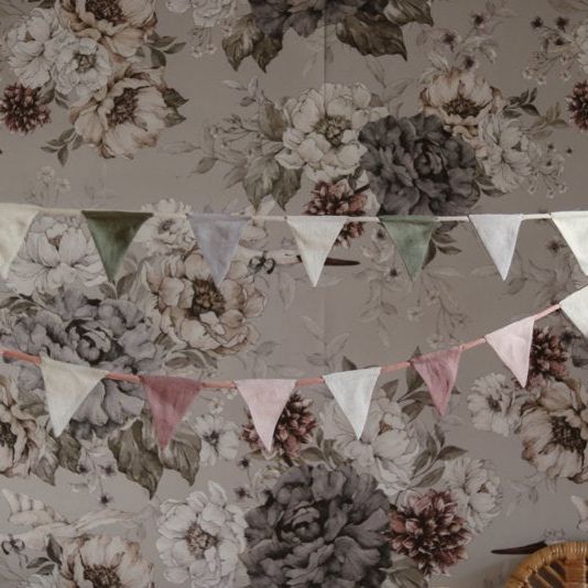 "Dreamy Tones & Pompoms " Garland