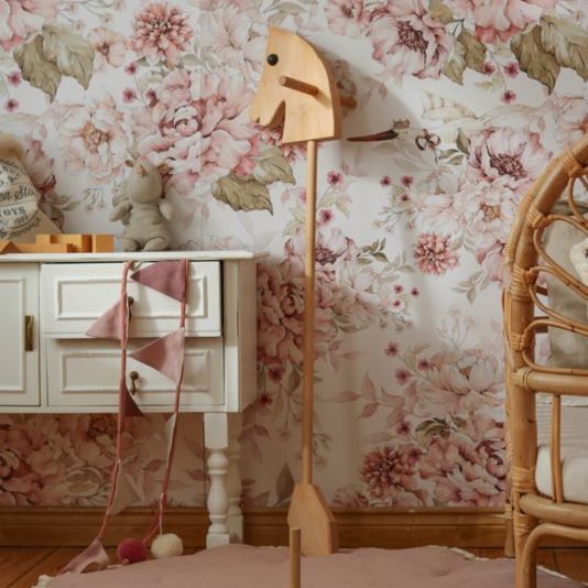 " Cozy & Soft" (Speel)kleed Pink & Peony- Tweezijdig