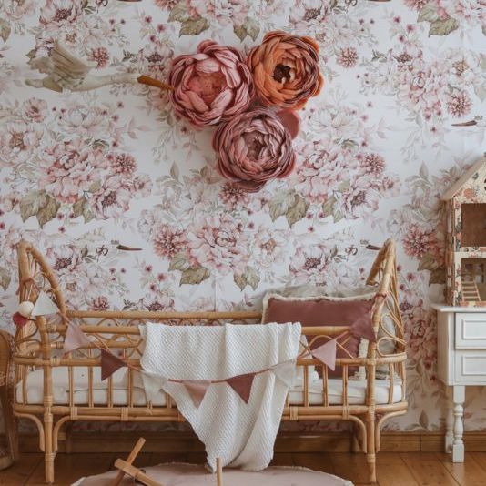 " Cozy & Soft" (Speel)kleed Pink & Peony- Tweezijdig