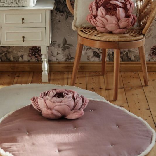 " Cozy & Soft" (Speel)kleed Pink & Peony- Tweezijdig