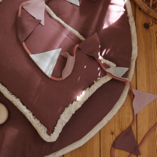 " Cozy & Soft" (Speel)kleed Pink & Peony- Tweezijdig