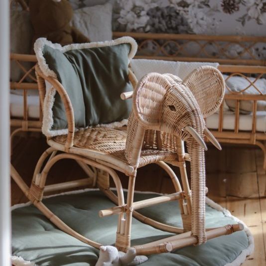 " Cozy & Soft" Sierkussen Green & Beige - Tweezijdig - Unisex