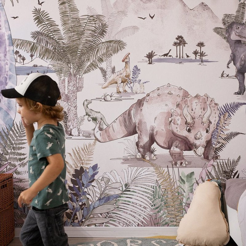 Dino World- Behang