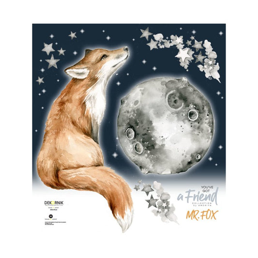 Goodnight Fox wandsticker