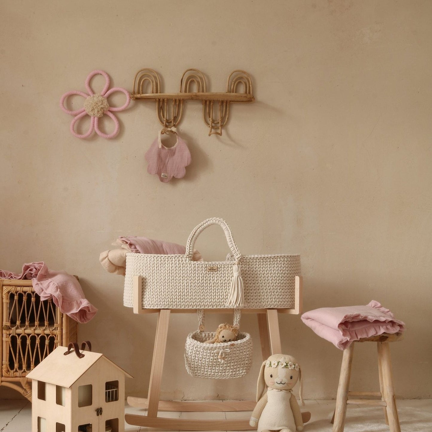 Moses cradle on stand