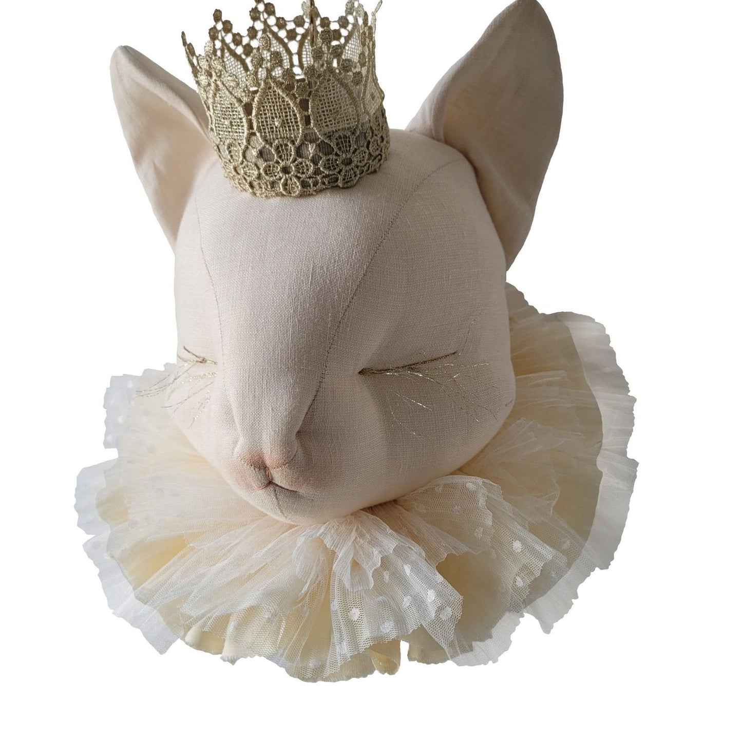 Cat-Light Beige-met kroon ' Mia'