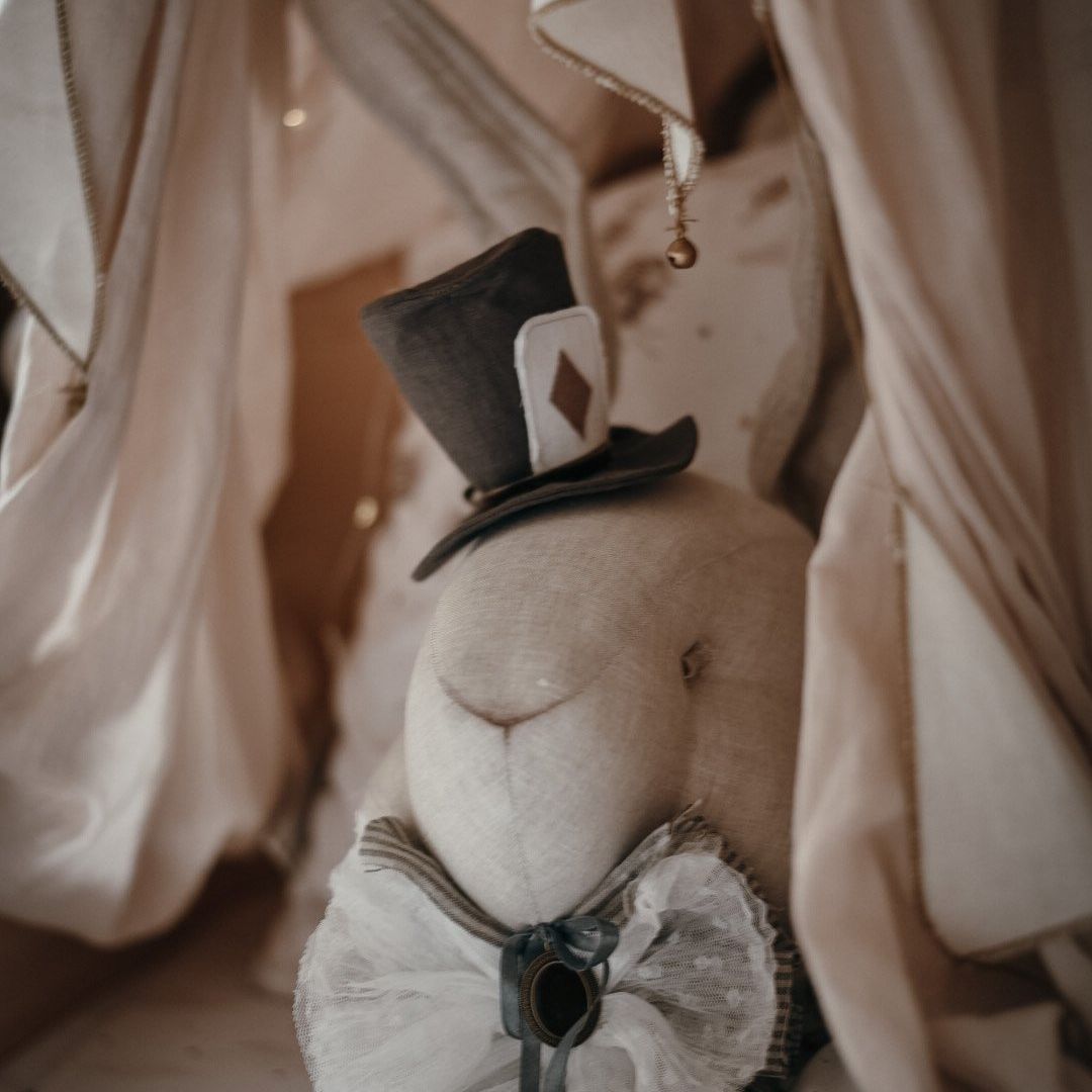 Linen Rabbit from wonderland - Mr Edward