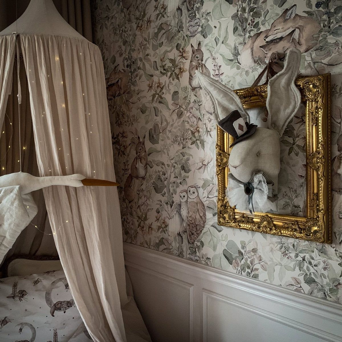 Linen Rabbit from wonderland - Mr Edward