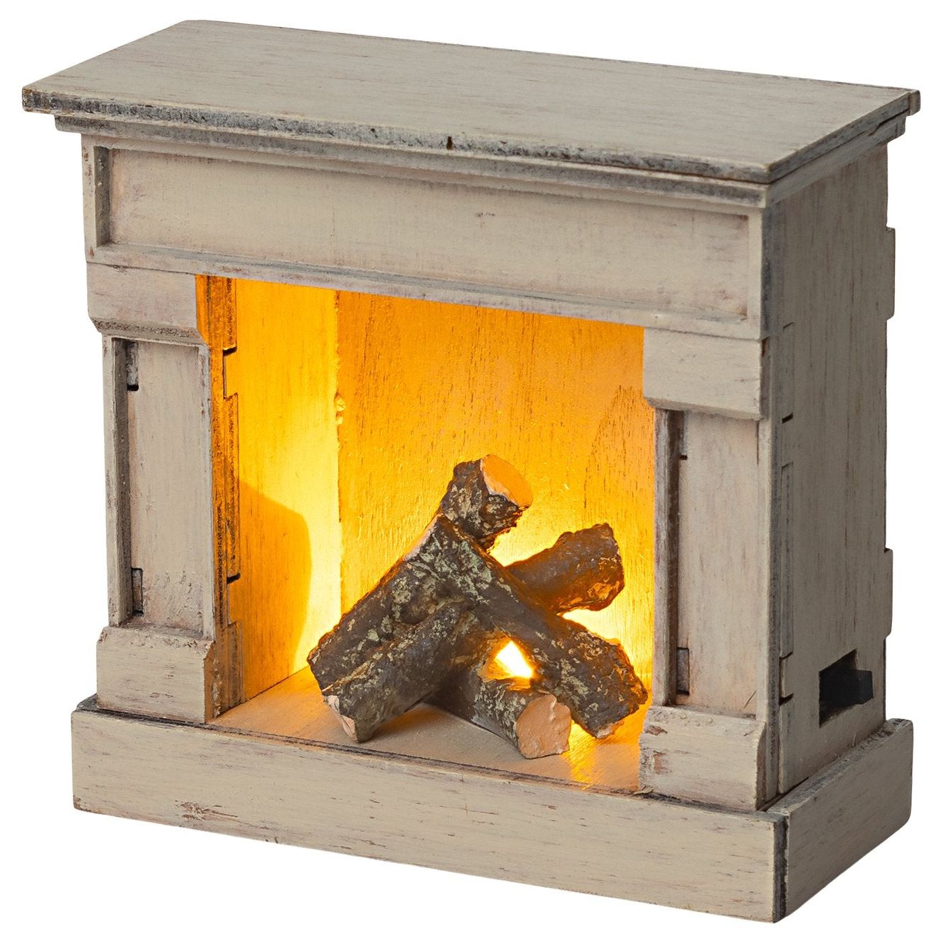 Maileg- poppenhuis openhaard - Off white