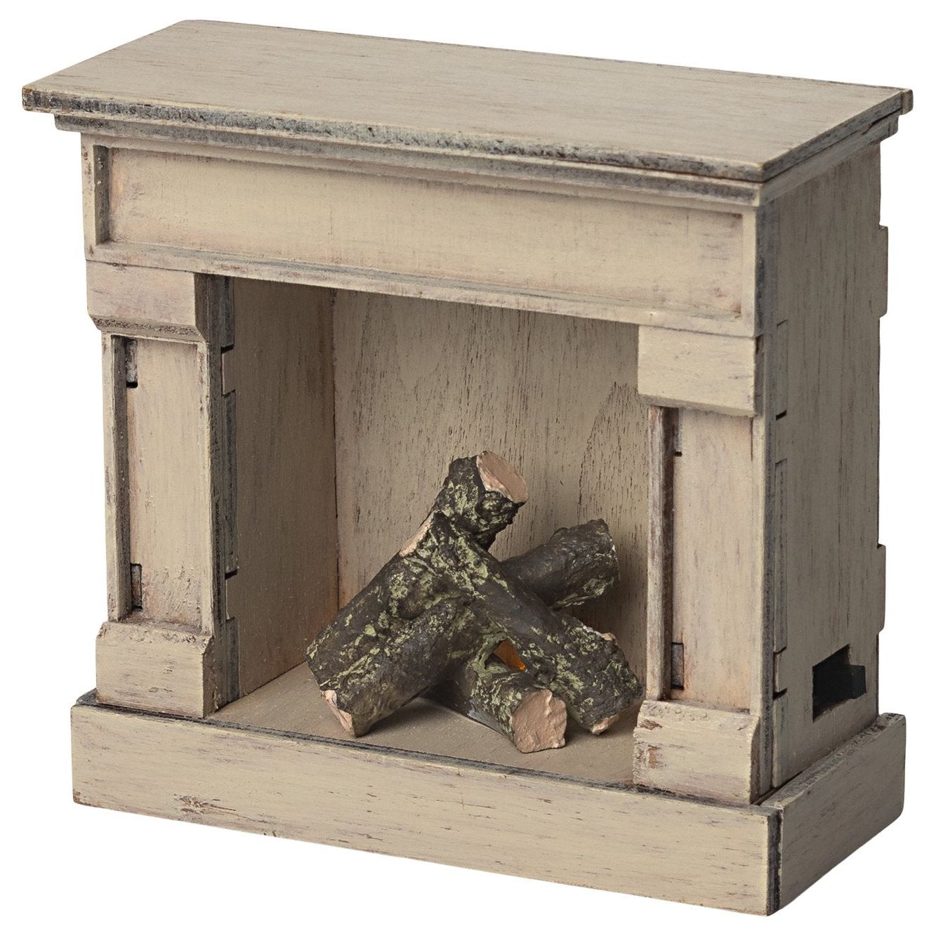 Maileg- poppenhuis openhaard - Off white