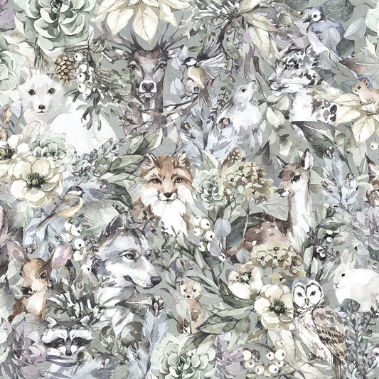 Forest peekaboo- Behang