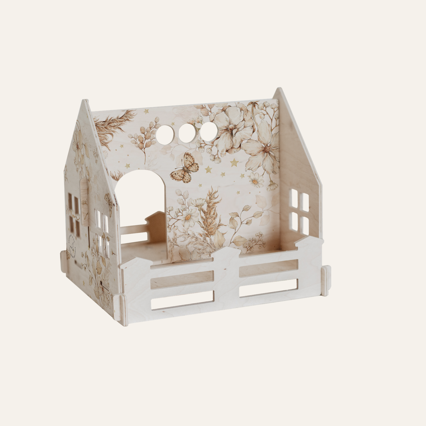 Houten poppenhuis' Butterfly' Medium