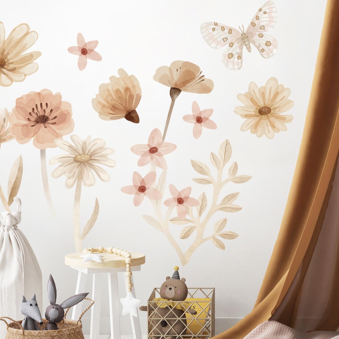 Meadow set I Wandsticker