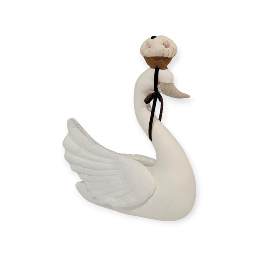 Cygne en cupcake
